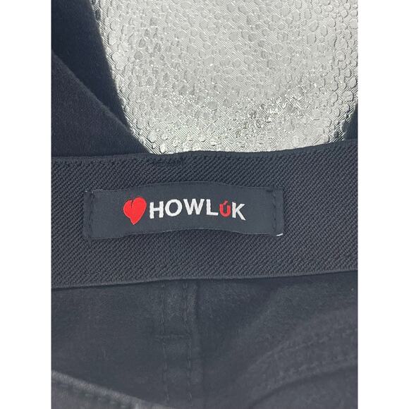 Howluk Black Wash Denim Cut-Off Raw Hem Straight Leg Jeans Women's Size Small - Picture 7 of 8